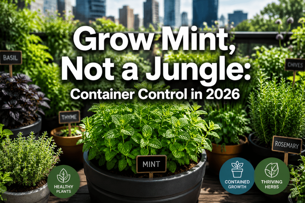 How to grow mint without it taking over your other containers