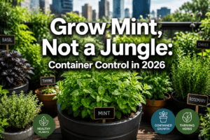 How to grow mint without it taking over your other containers