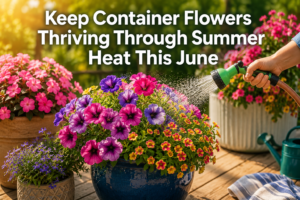 Keep Container Flowers Thriving Through Summer Heat This June