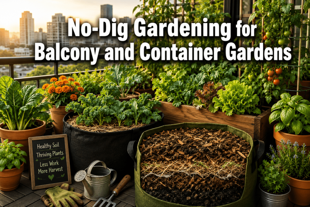 No-Dig Gardening for Balcony and Container Gardens