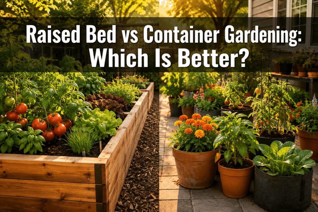 Raised Bed Gardening vs Container Gardening: Which Is Better?