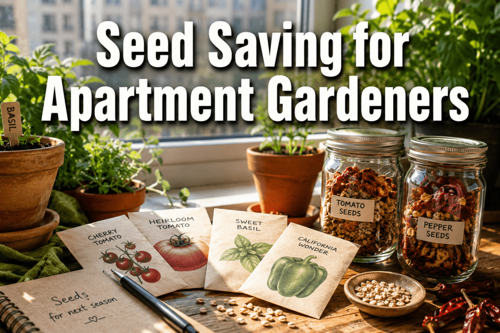 Seed Saving for Apartment Gardeners