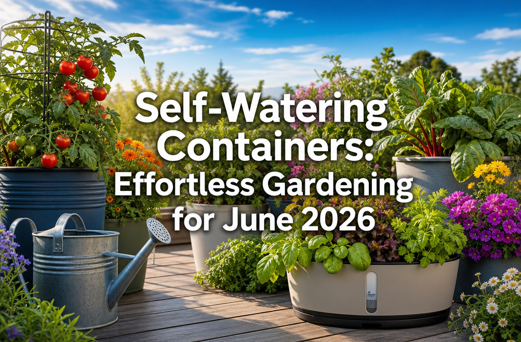 Self-Watering Containers: Effortless Gardening for June 2026