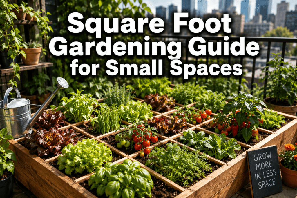 Square Foot Gardening Guide for Small Spaces