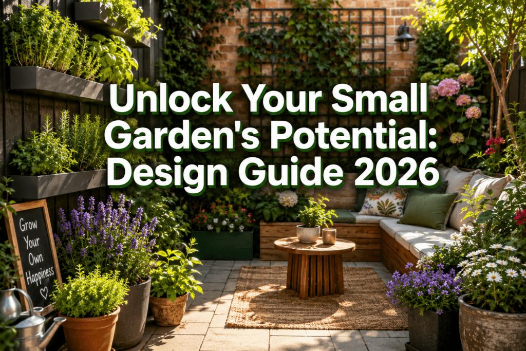 how to design small garden space