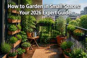 how to garden in small spaces